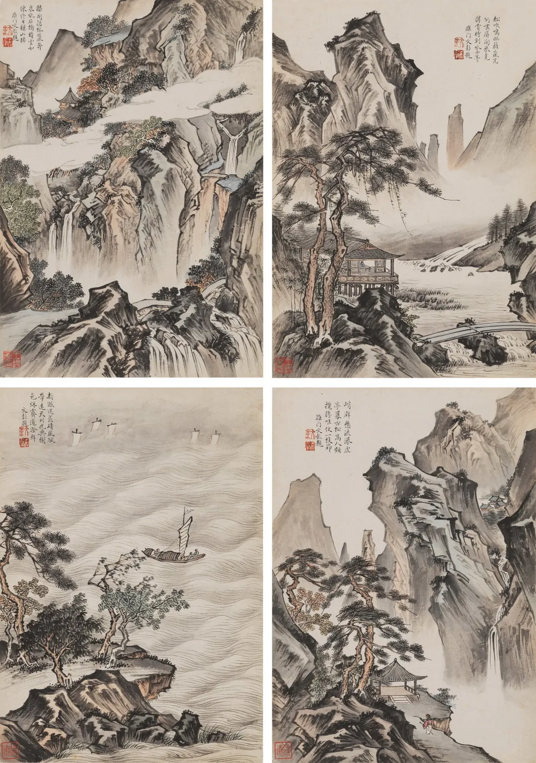 荣宝第六届网络拍卖会:中国近现代绘画专场
