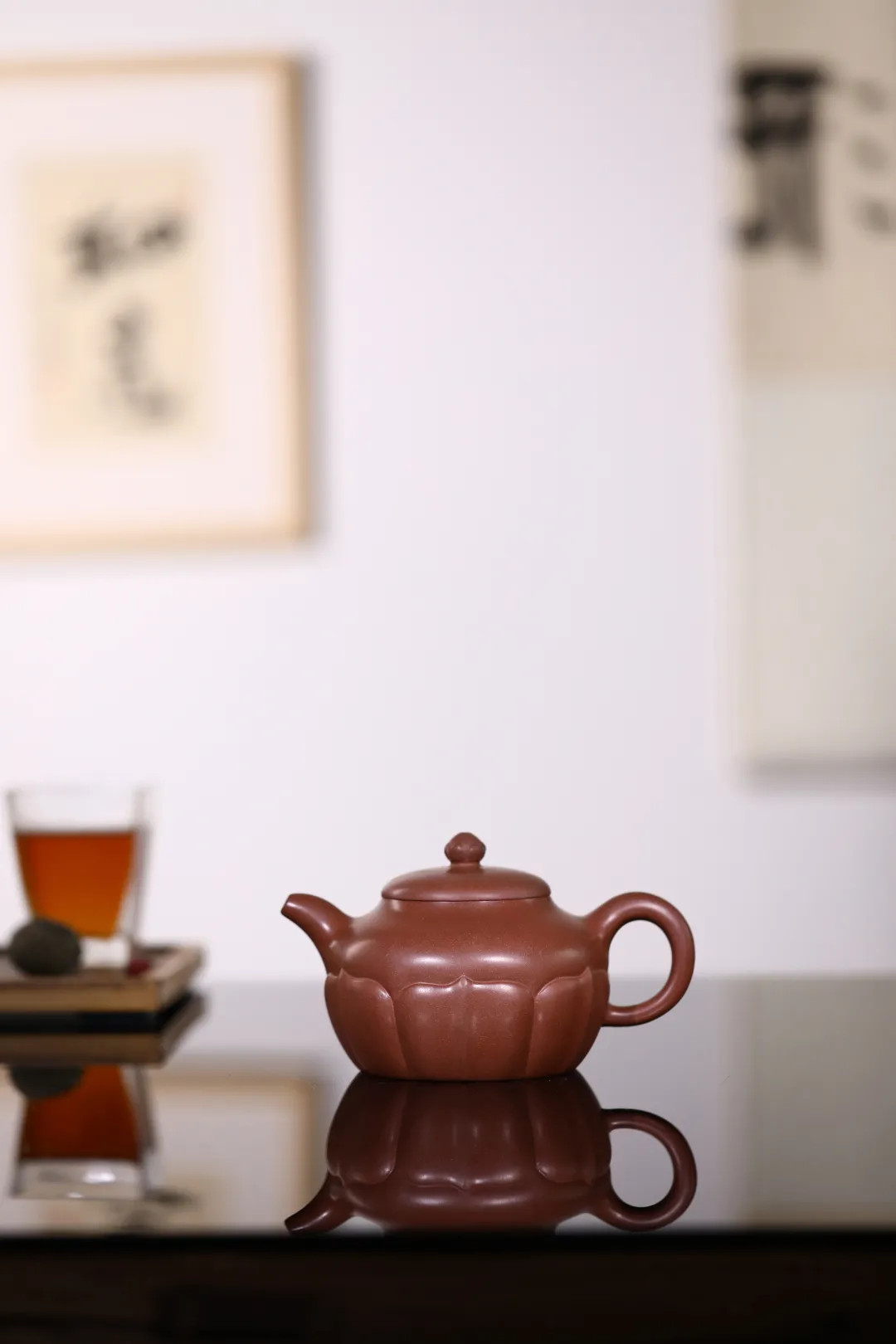 cc【落款】谈丽君16×11×10×6cm(长×宽×高×口径)蒋春帆 陈经耕