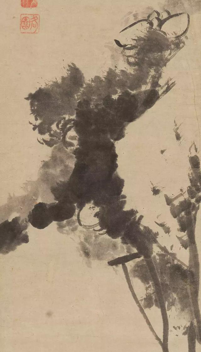 风标千古——八大山人《墨荷图》赏析|18秋